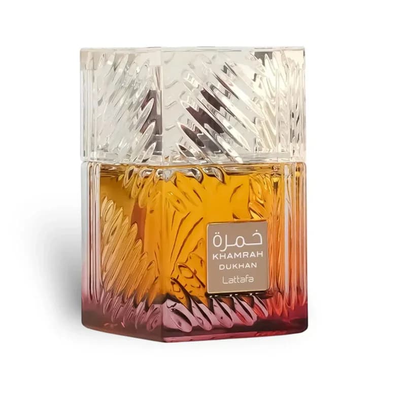 Khamrah Dukhan de Lattafa — perfume masculino