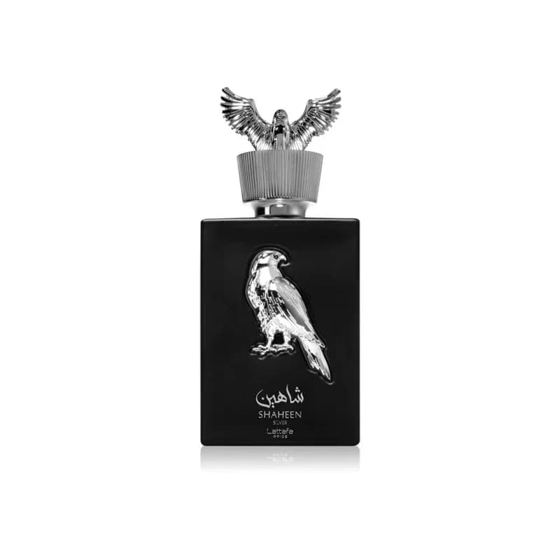 Pride Shaheen Silver de Lattafa — perfume masculino